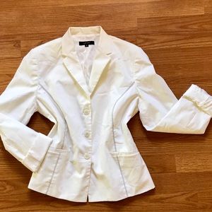 Vintage ISABEL ARDEE White Blazer Size 8
